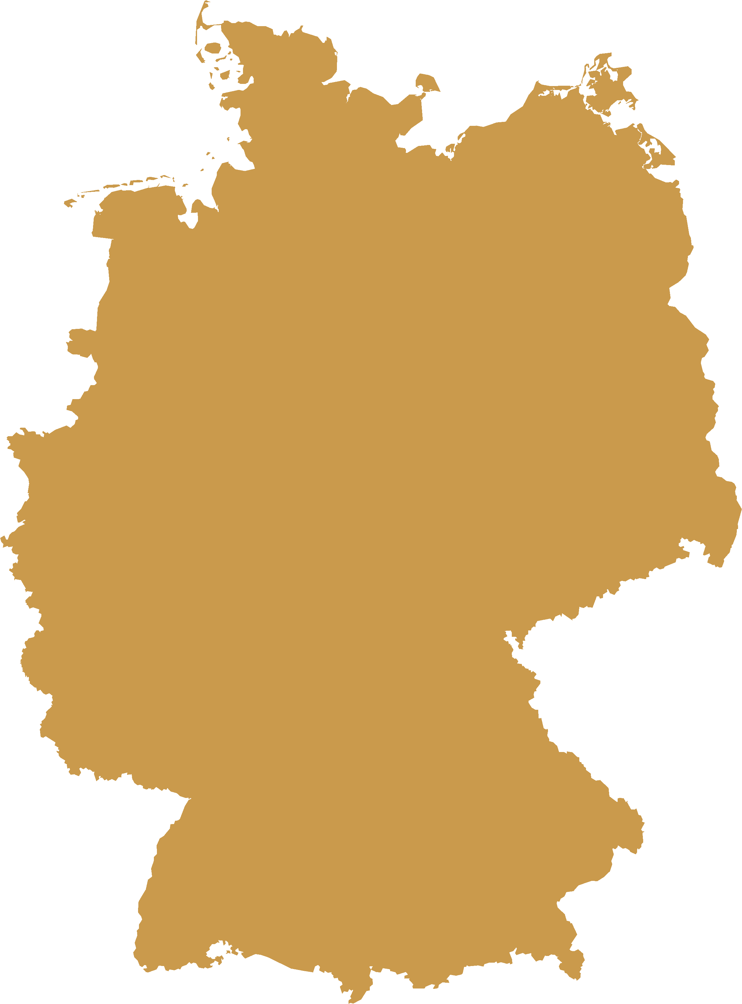 Deutschlandkarte mit Projektstandorten